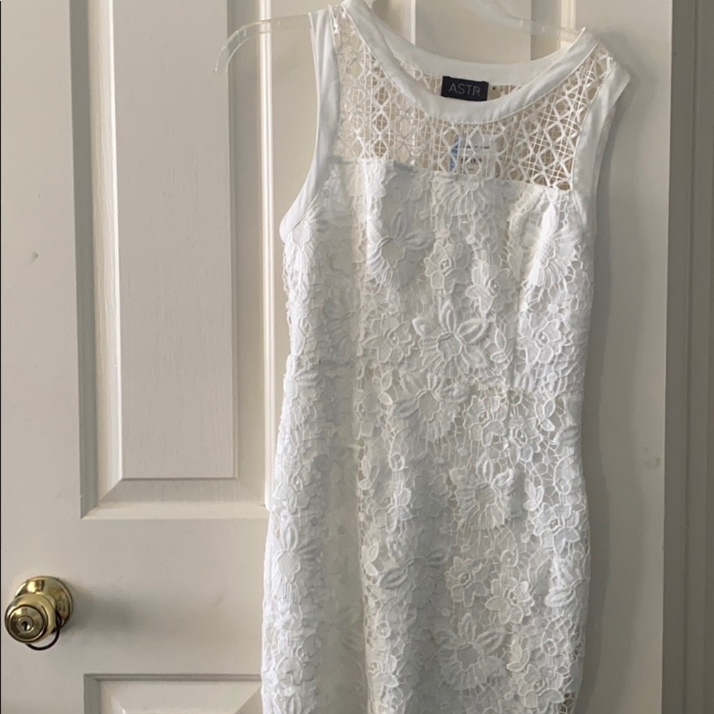 White ASTR dress